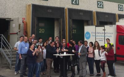 Piacenza. A toast to celebrate the new platform.