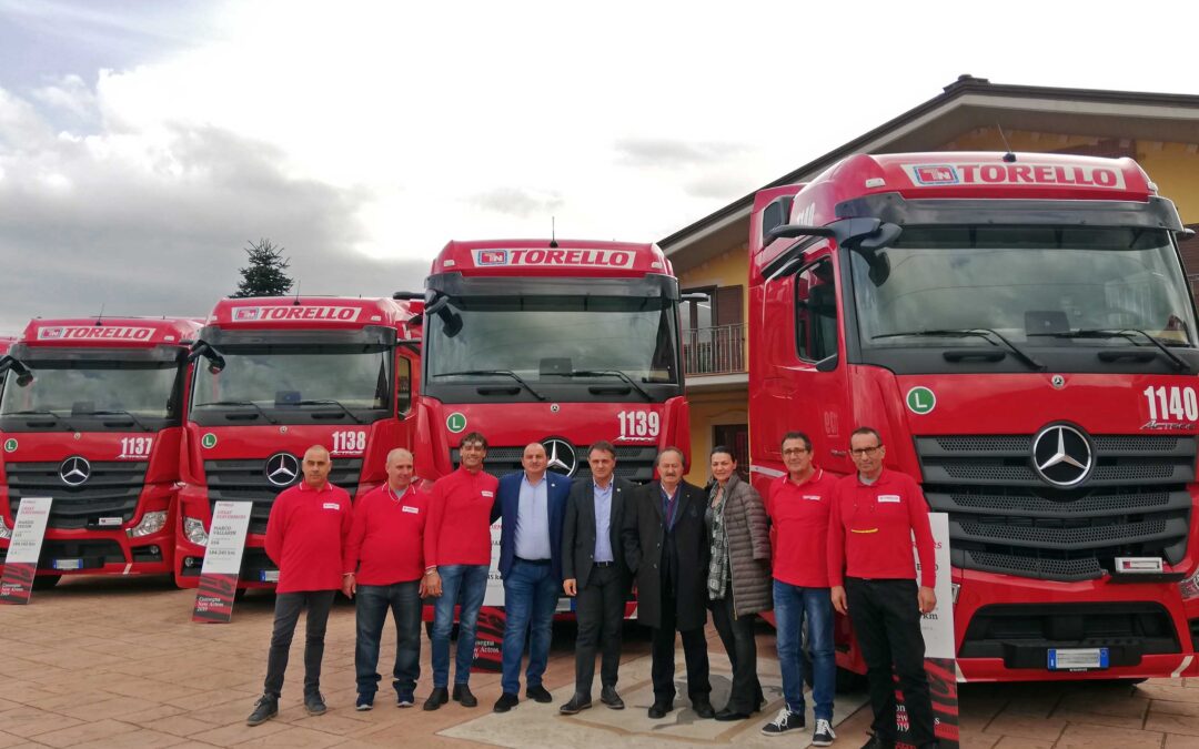 Goals achieved: the delivery of the New Actros to Torello drivers continues