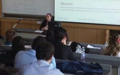 In the chair at Bocconi University